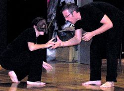 Jonathan Teaching Commedia Dell'Arte