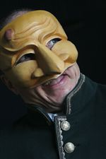 Zanni Commedia Mask