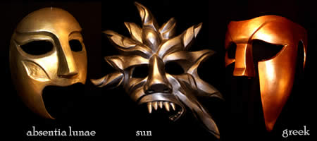 Custom Theater Masks - Absentia Lunae