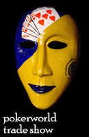 Pokerworld Trade Show Custom Mask