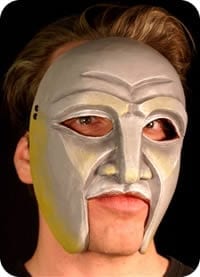 Greek Mask, Jason, Modeled design by jonathan kipp becker