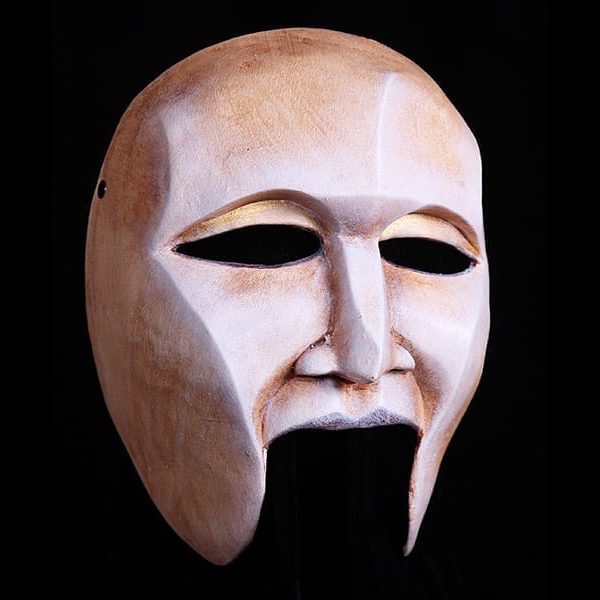 greek theater mask glauce design by jonathan kipp becker