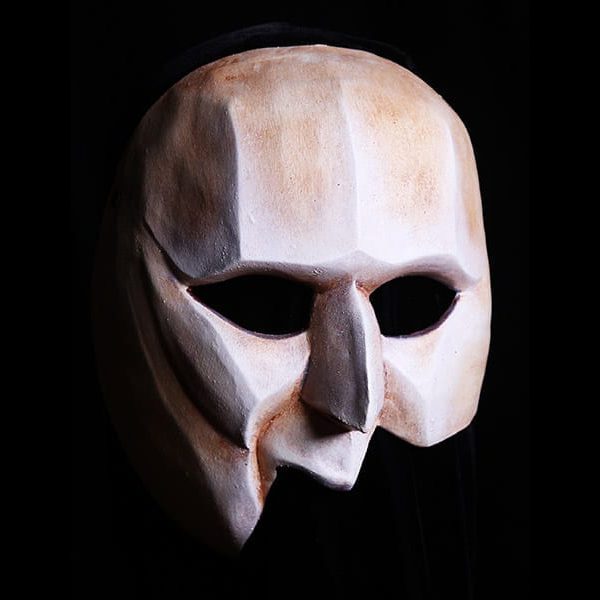 greek theater mask- aw giver furry design by jonathan kipp becker