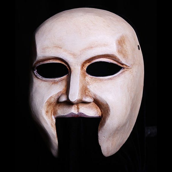 greek theatre mask boy from medea