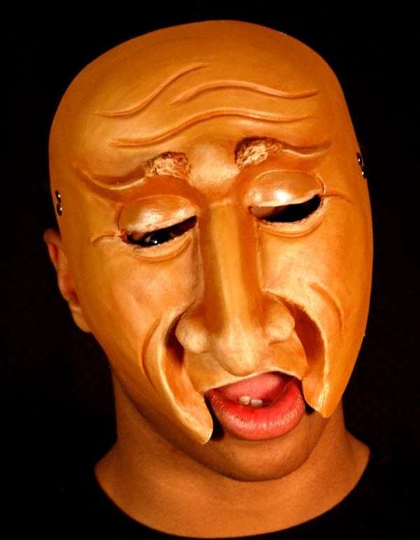 Character Half Mask Dagny, Modeled, View 2 design by jonathan kipp becker