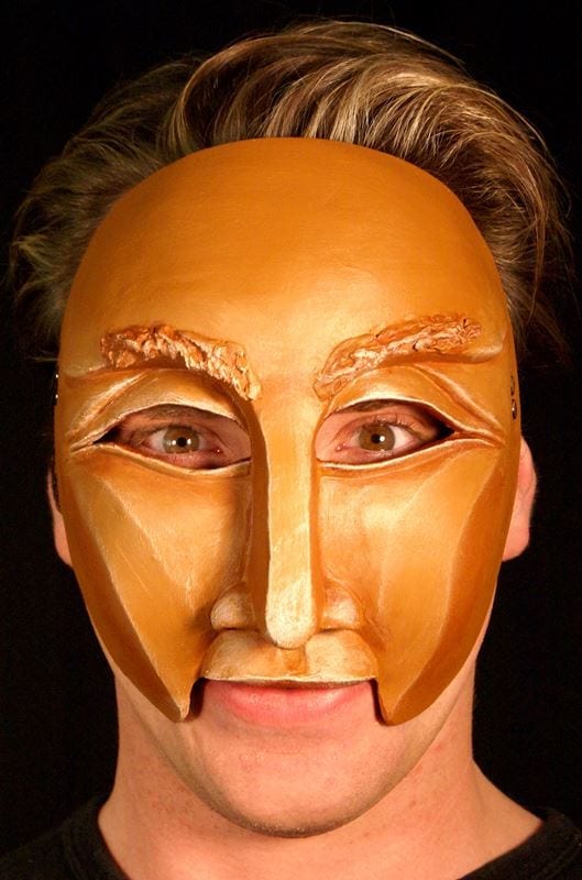 Character Half Mask Perrie, Modeled, View 2 design by jonathan kipp becker