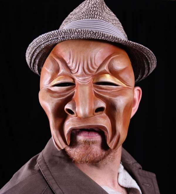 Character Half Mask, Trion, M1, Modeled design by jonathan kipp becker