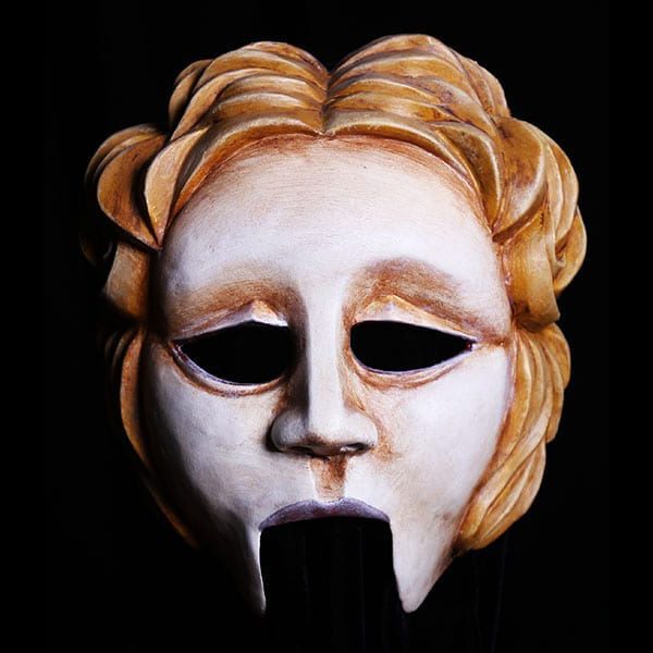 greek theater amphytrion mask alcemna design by jonathan kipp becker