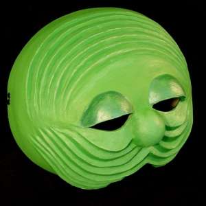 Half Mask, Silk Worm design by jonathan kipp becker