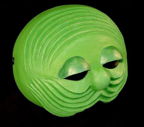 Half Mask, Silk Worm design by jonathan kipp becker