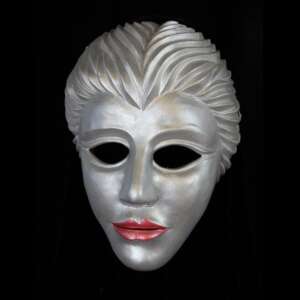 greek theater mask godess 1 design by jonathan kipp becker