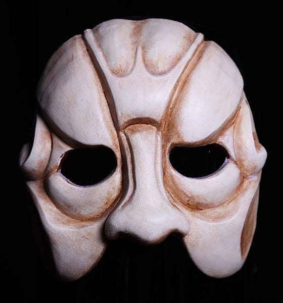 greek theater mask chorus 1 design by jonathan kipp becker