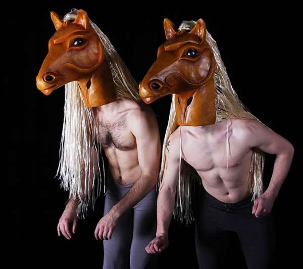 horse animal masks