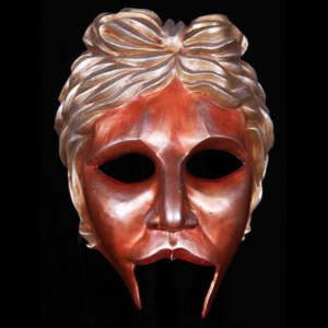 Apollo Greek Theatre Half Mask design by jonathan kipp becker