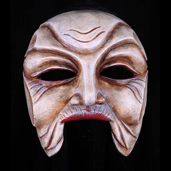 greek theatre masks hecuba design by jonathan kipp becker
