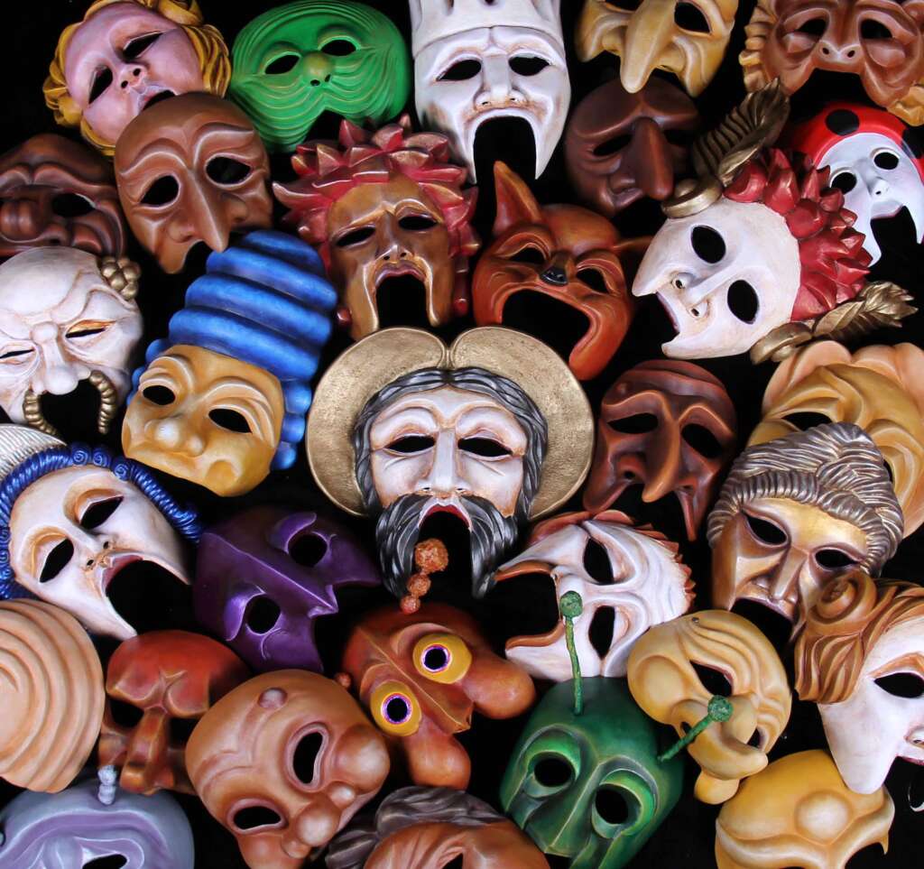 1 Mask Jumble theater-masks.com