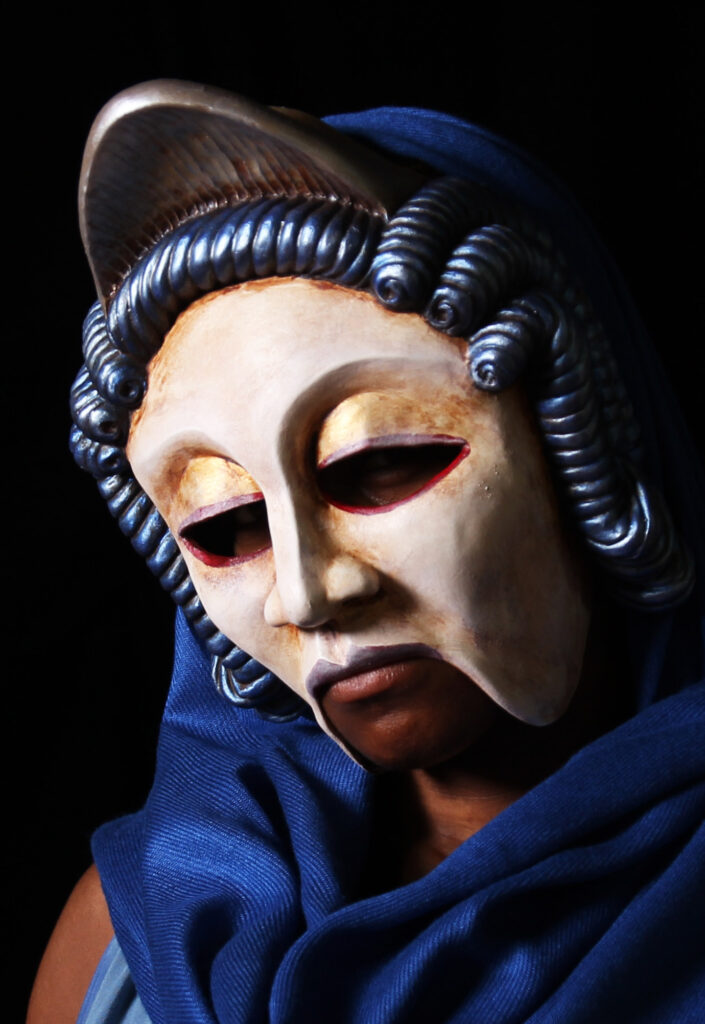 Night greek theater mask design by jonathan kipp becker